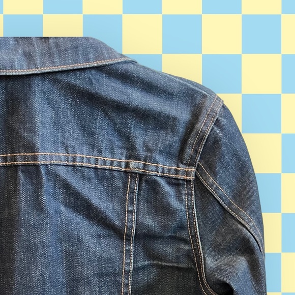 Vintage J.Crew Jean Jacket Dark Rinse (Circa 2000) women's - Picture 5 of 16